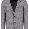 Men Blazers Maison-Kitsune Lardini Houndstooth Blazer Neutrals