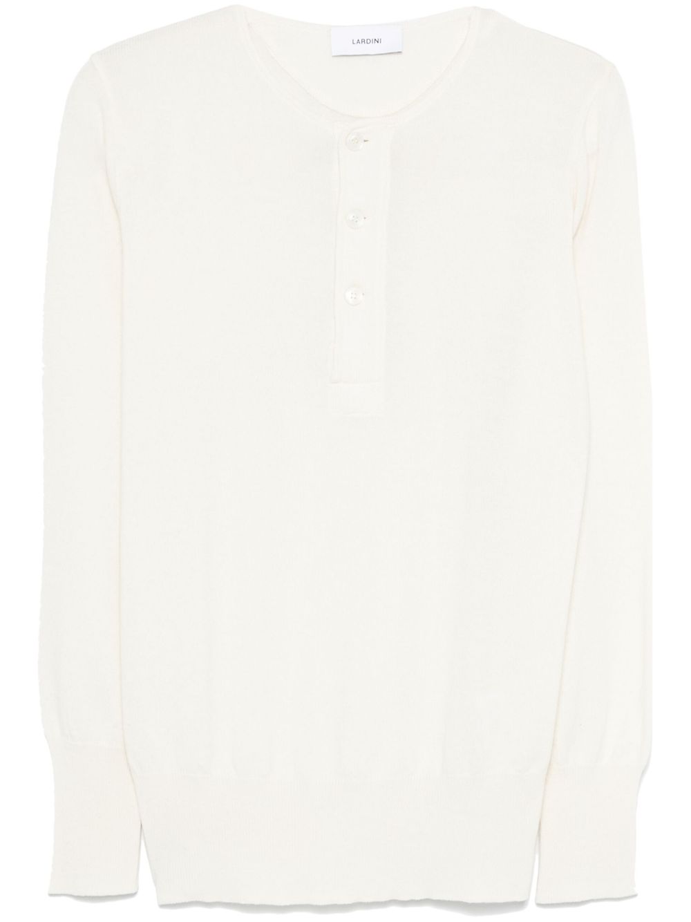 Lardini Cashmere Sweater Neutrals Men Knitted Sweaters Maison-Kitsune