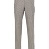 Lardini Houndstooth Trousers Brown Maison-Kitsune Men Tailored Pants