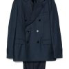 Lardini double-breasted Suit Blue Men Double Breasted Suits Maison-Kitsune