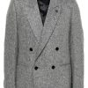 Maison-Kitsune Lardini Wool Blazer Grey Men Blazers