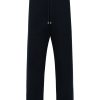 Lardini logo-tag Track Pants Blue Maison-Kitsune Men Sweatpants