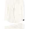 Men Single Breasted Suits Maison-Kitsune Lardini two-piece single-breasted Suit Neutrals