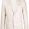 Maison-Kitsune Lardini single-breasted Blazer Neutrals Men Blazers