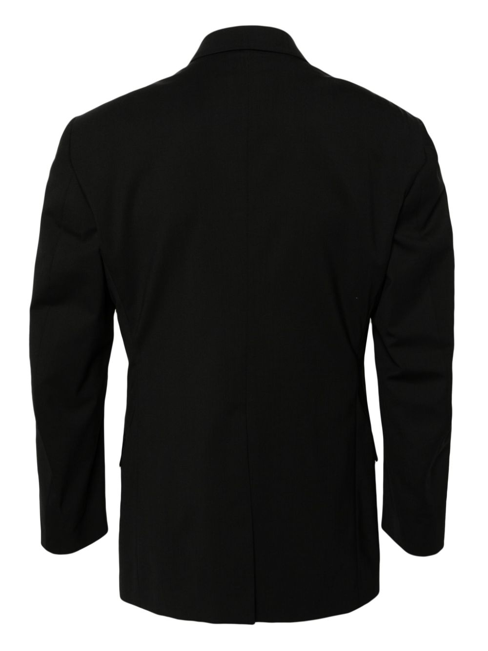 Men Single Breasted Suits Maison-Kitsune Lardini single-breasted Wool Blend Suit Black