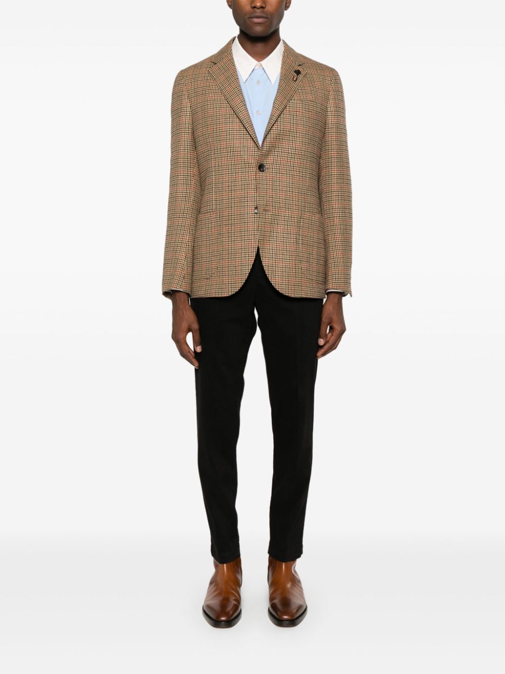 Men Blazers Maison-Kitsune Lardini Special Blazer Brown