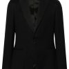 Lardini single-breasted wool-blend Blazer Black Men Blazers Maison-Kitsune