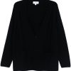 Men Cardigans Maison-Kitsune Lardini notched-lapels Cardigan Blue
