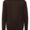 Men Knitted Sweaters Maison-Kitsune Lardini Turtleneck Sweater Brown