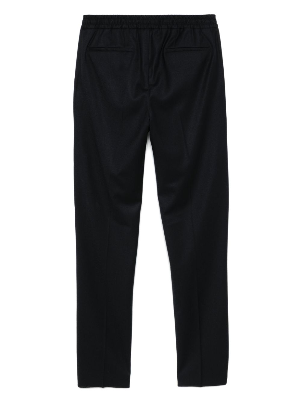 Maison-Kitsune Lardini Pleated Trousers Blue Men Tapered Pants
