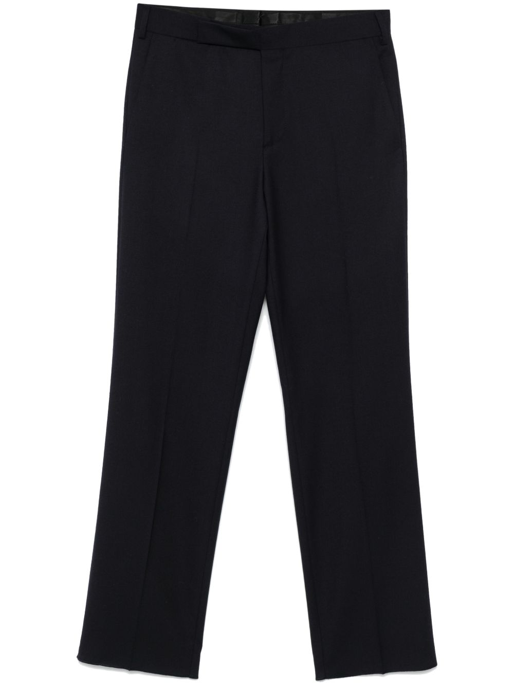 Maison-Kitsune Lardini Straight Trousers Blue Men Regular-Fit & Straight Leg Pants