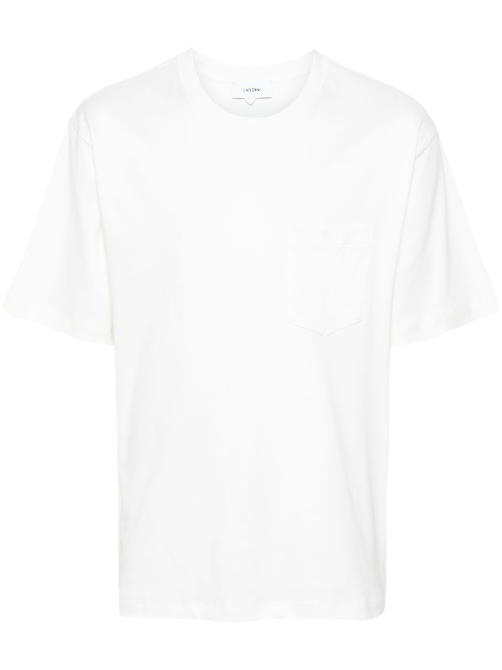Maison-Kitsune T-Shirts Men Lardini patch-pocket Cotton T-shirt White
