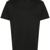 Maison-Kitsune Lardini logo-tag T-shirt Black Men T-Shirts