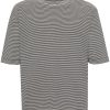 Lardini Striped Cotton T-shirt White Maison-Kitsune Men T-Shirts