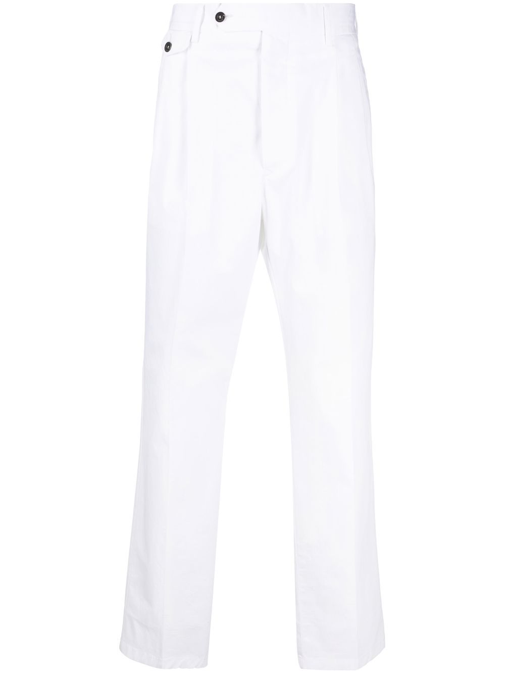 Lardini Cotton tapered-trousers White Men Regular-Fit & Straight Leg Pants Maison-Kitsune