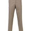Maison-Kitsune Tapered Pants Men Lardini Drop Reg Trousers Neutrals