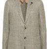 Maison-Kitsune Lardini Special single-breasted Blazer Green Men Blazers