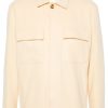 Maison-Kitsune Lardini long-sleeve Shirt Jacket Yellow Men Shirt Jackets