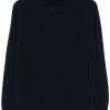 Maison-Kitsune Lardini Cashmere Sweater Blue Men Knitted Sweaters