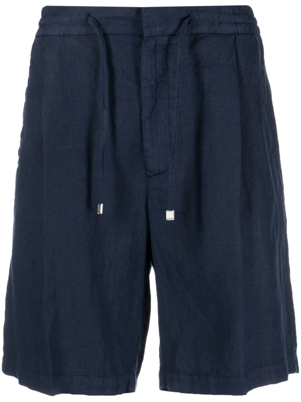 Lardini drawstring-waist Linen Bermuda Shorts Blue Men Bermuda Shorts Maison-Kitsune