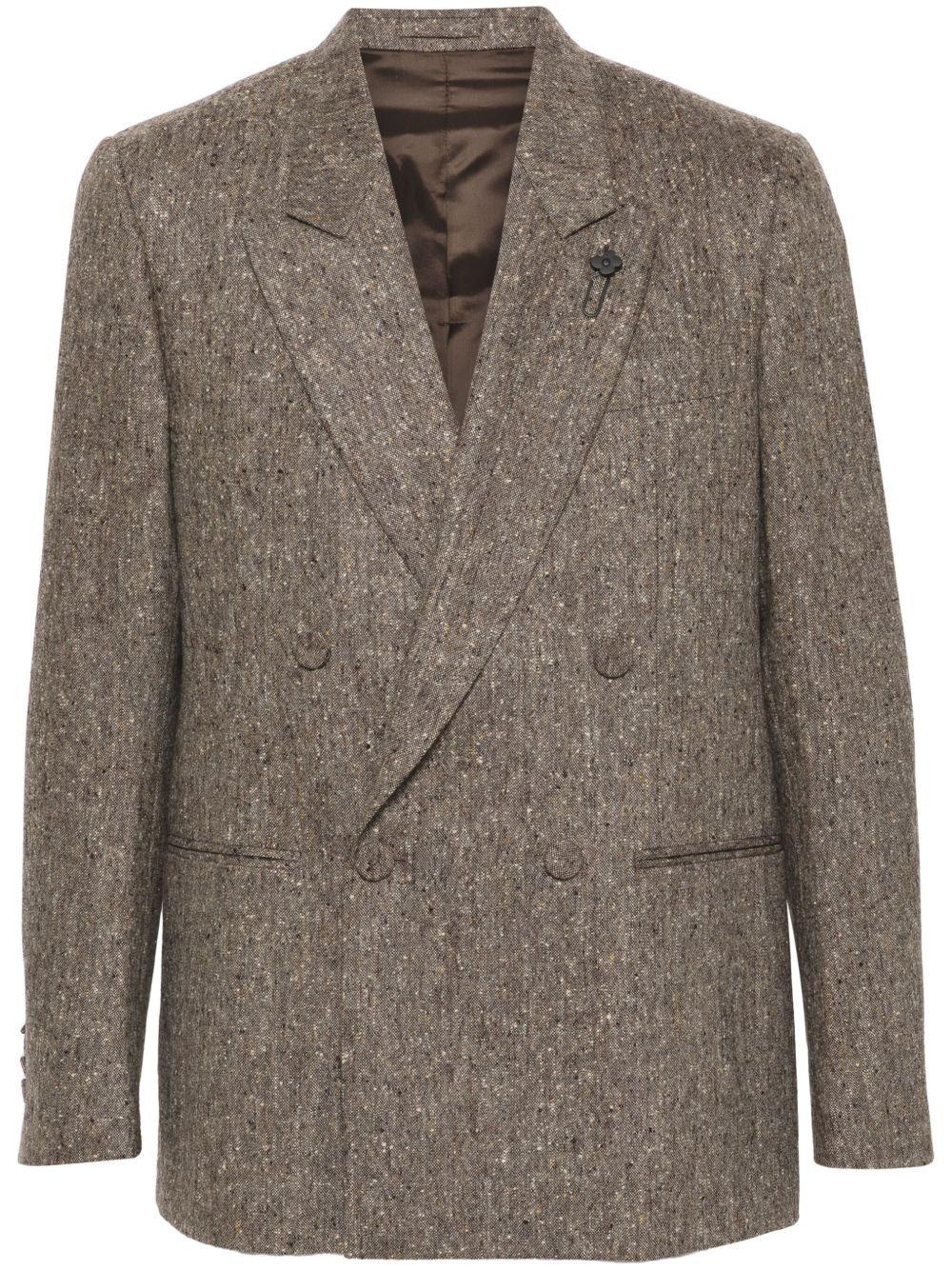 Lardini speckled-effect Blazer Brown Maison-Kitsune Men Blazers