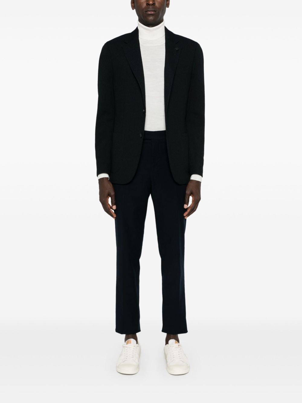 Lardini pressed-crease Tailored Trousers Blue Maison-Kitsune Men Tailored Pants