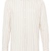 Men Shirts Maison-Kitsune Lardini Striped Shirt Neutrals