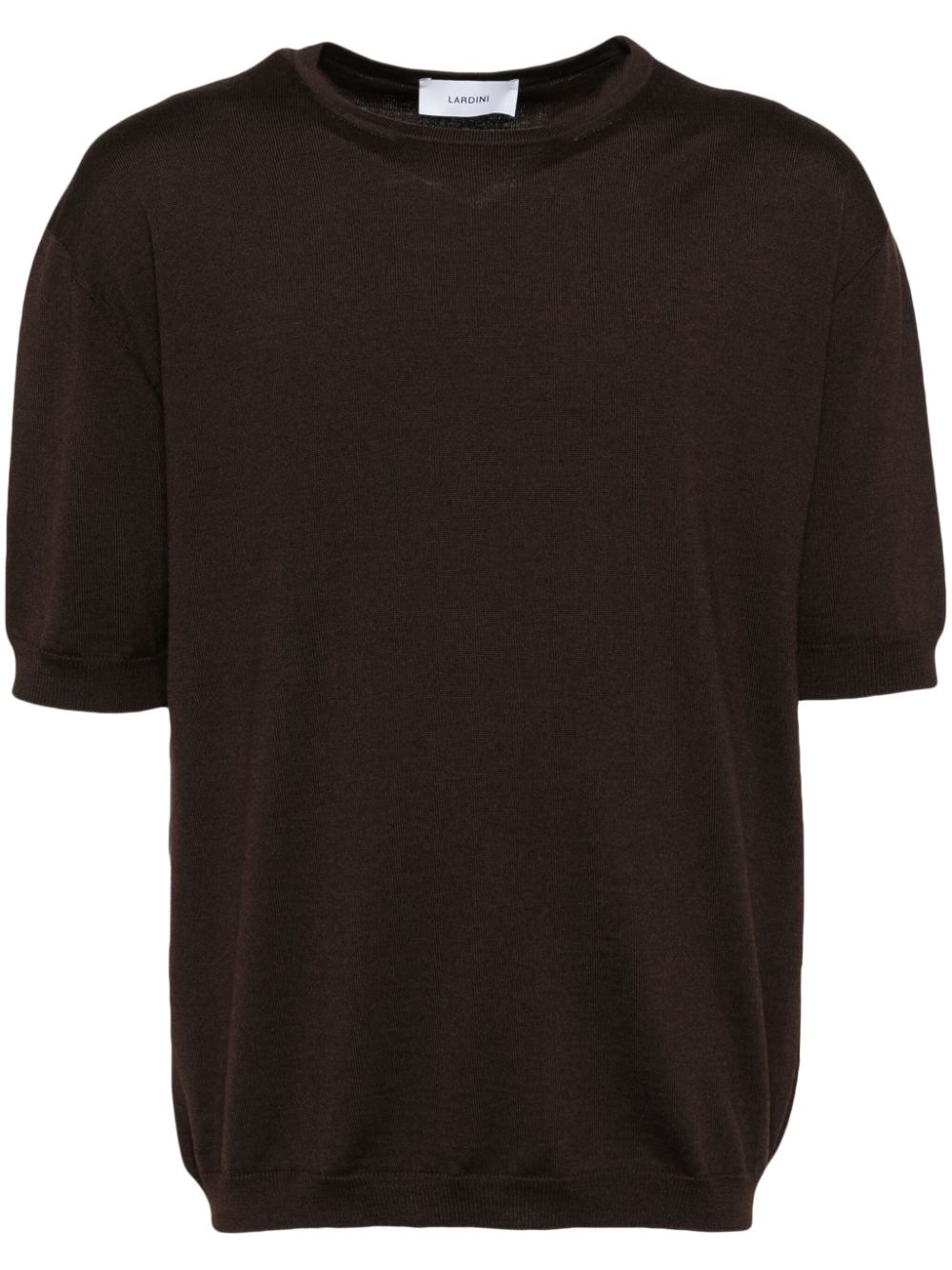 Lardini Knitted T-shirt Brown Men T-Shirts Maison-Kitsune