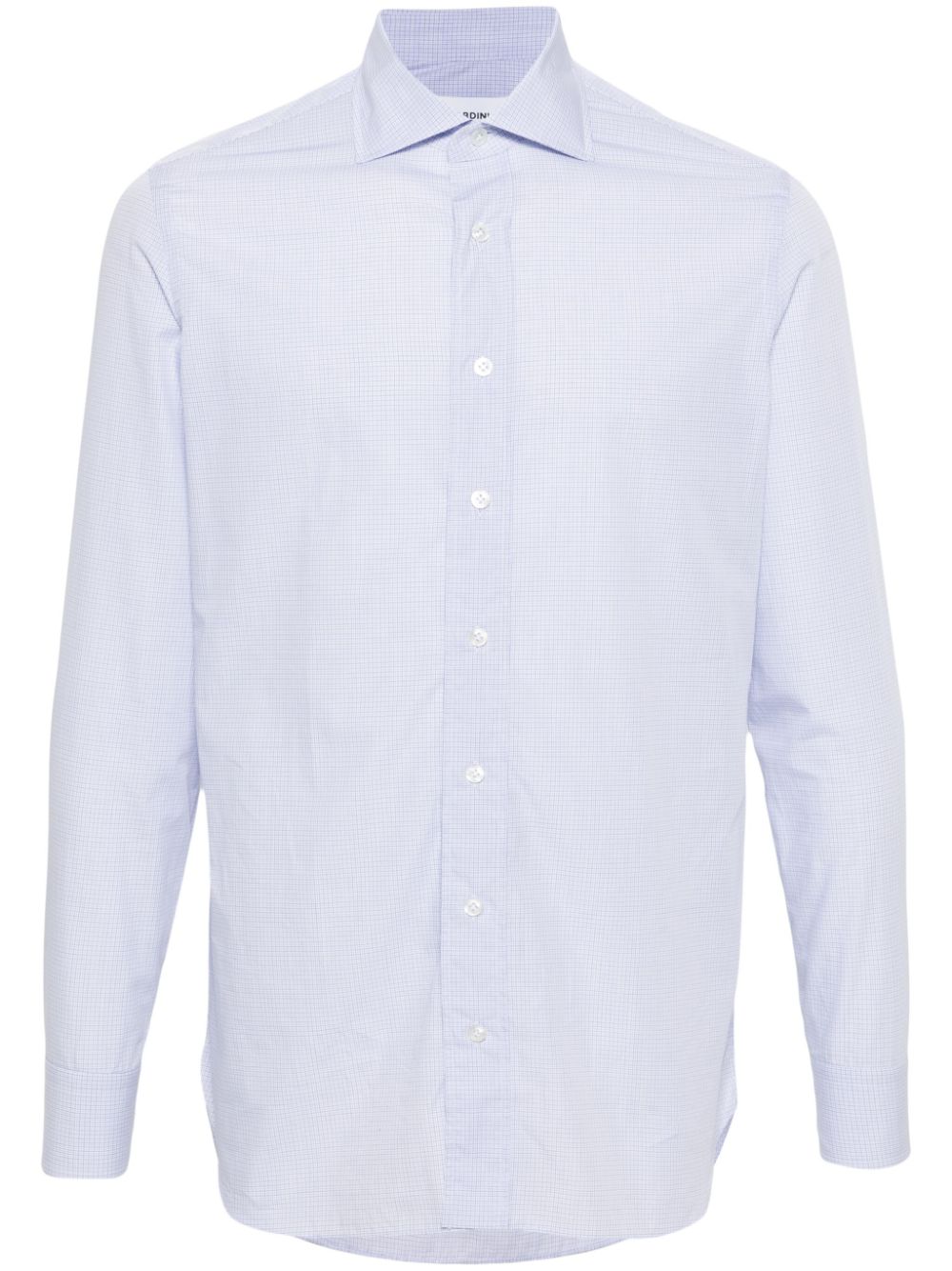 Lardini check-pattern Shirt Blue Maison-Kitsune Men Shirts