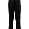 Lardini tapered-leg Twill Trousers Black Maison-Kitsune Men Tapered Pants