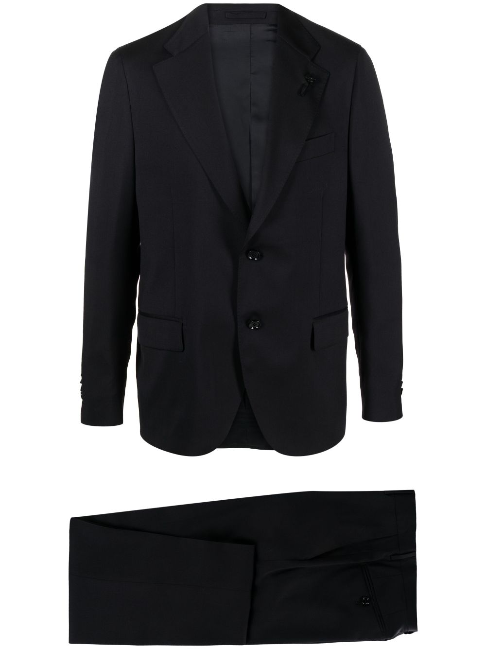 Lardini single-breasted Wool Suit Blue Men Single Breasted Suits Maison-Kitsune
