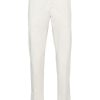 Lardini mid-rise Cotton Blend Chinos Neutrals Maison-Kitsune Men Chinos