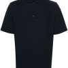 Men Polo Shirts Maison-Kitsune Lardini Jersey Cotton Polo Shirt Blue