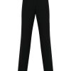 Maison-Kitsune Regular-Fit & Straight Leg Pants Men Lardini straight-leg Trousers Black