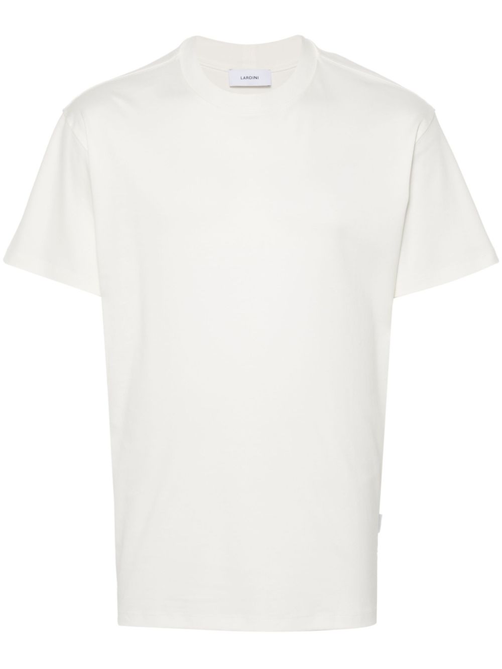 Maison-Kitsune T-Shirts Men Lardini logo-tag T-shirt White