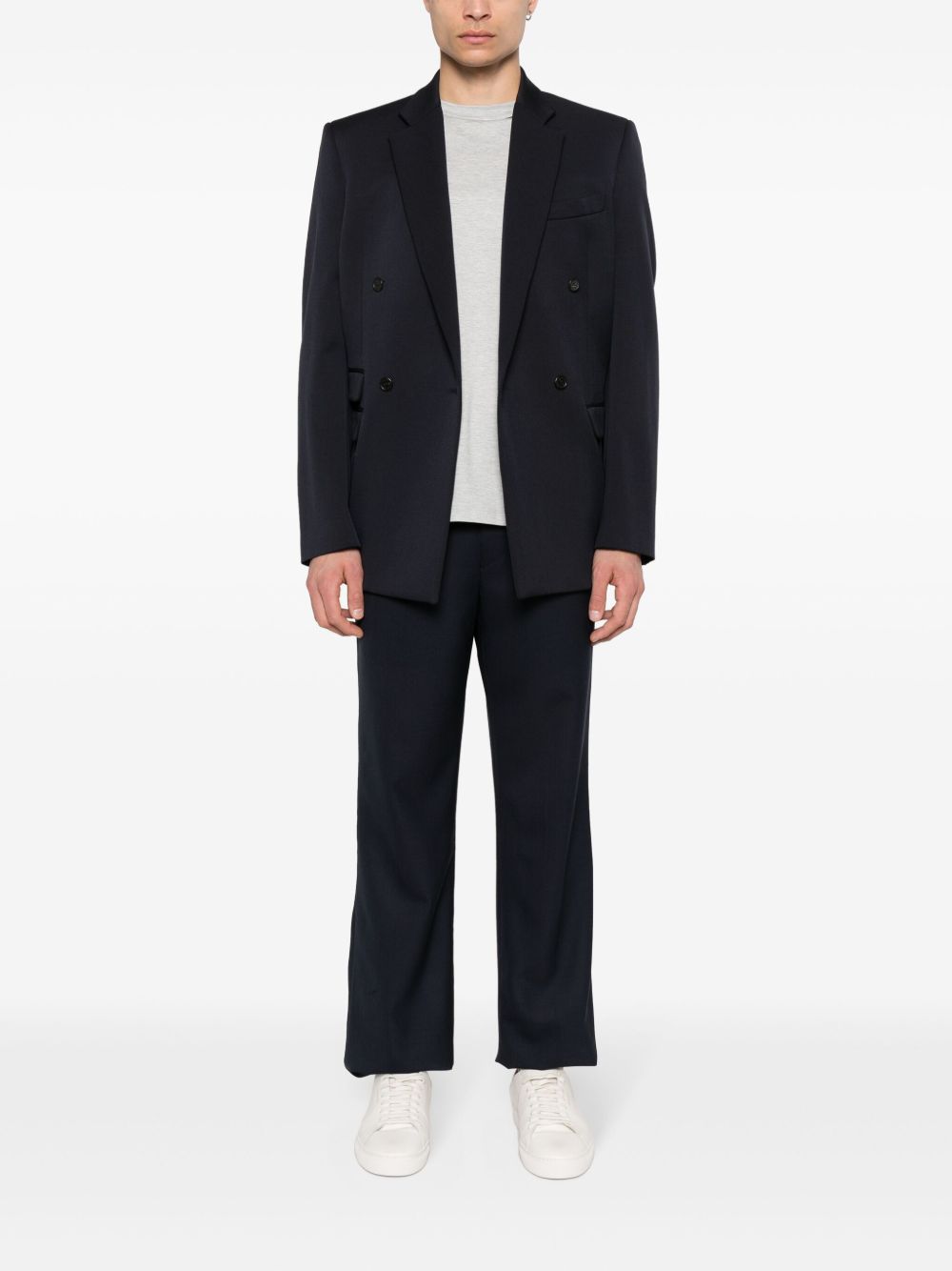 Lardini mélange-effect T-shirt Grey Men T-Shirts Maison-Kitsune