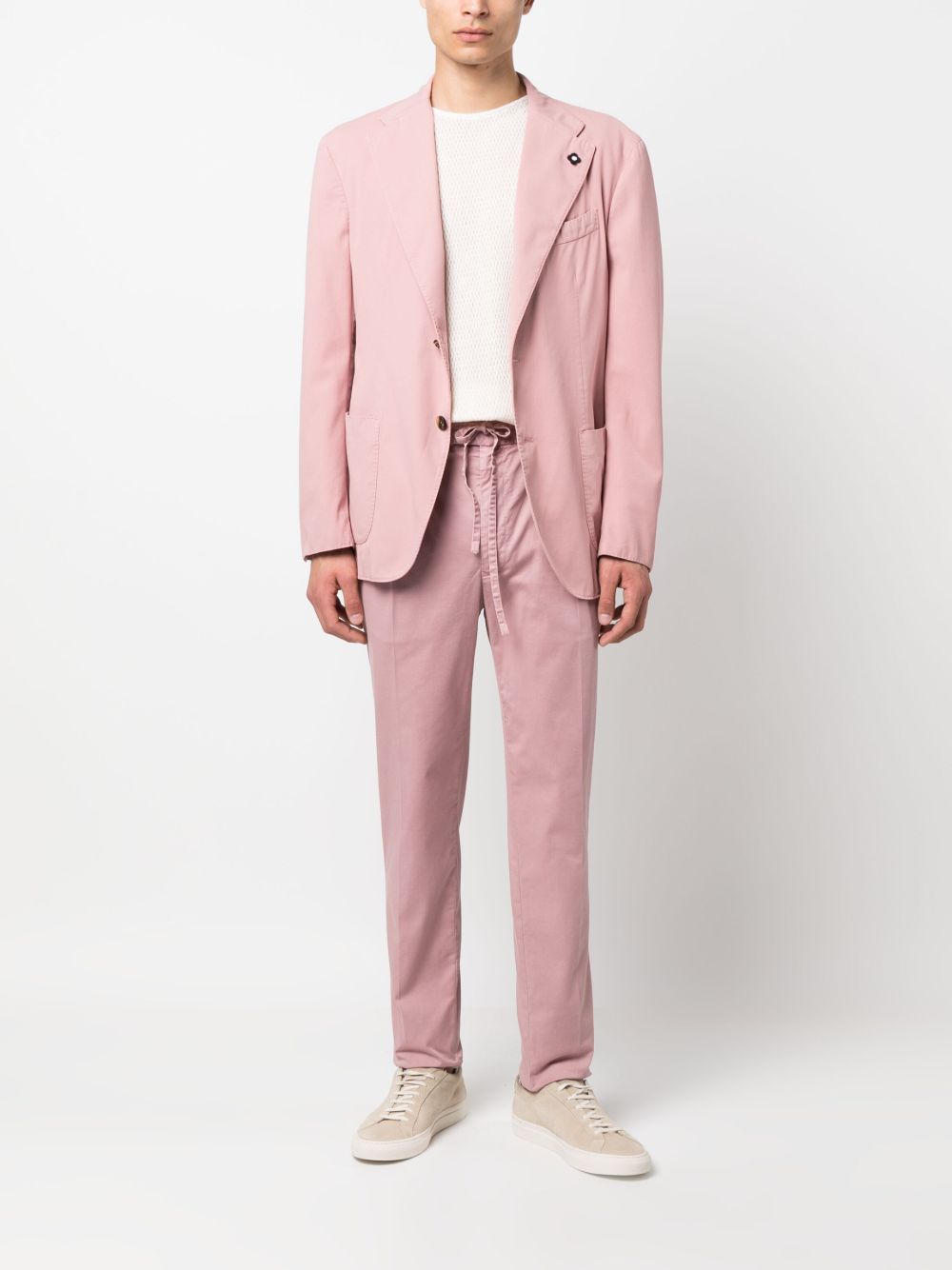 Lardini single-breasted Buttoned Blazer Pink Men Blazers Maison-Kitsune