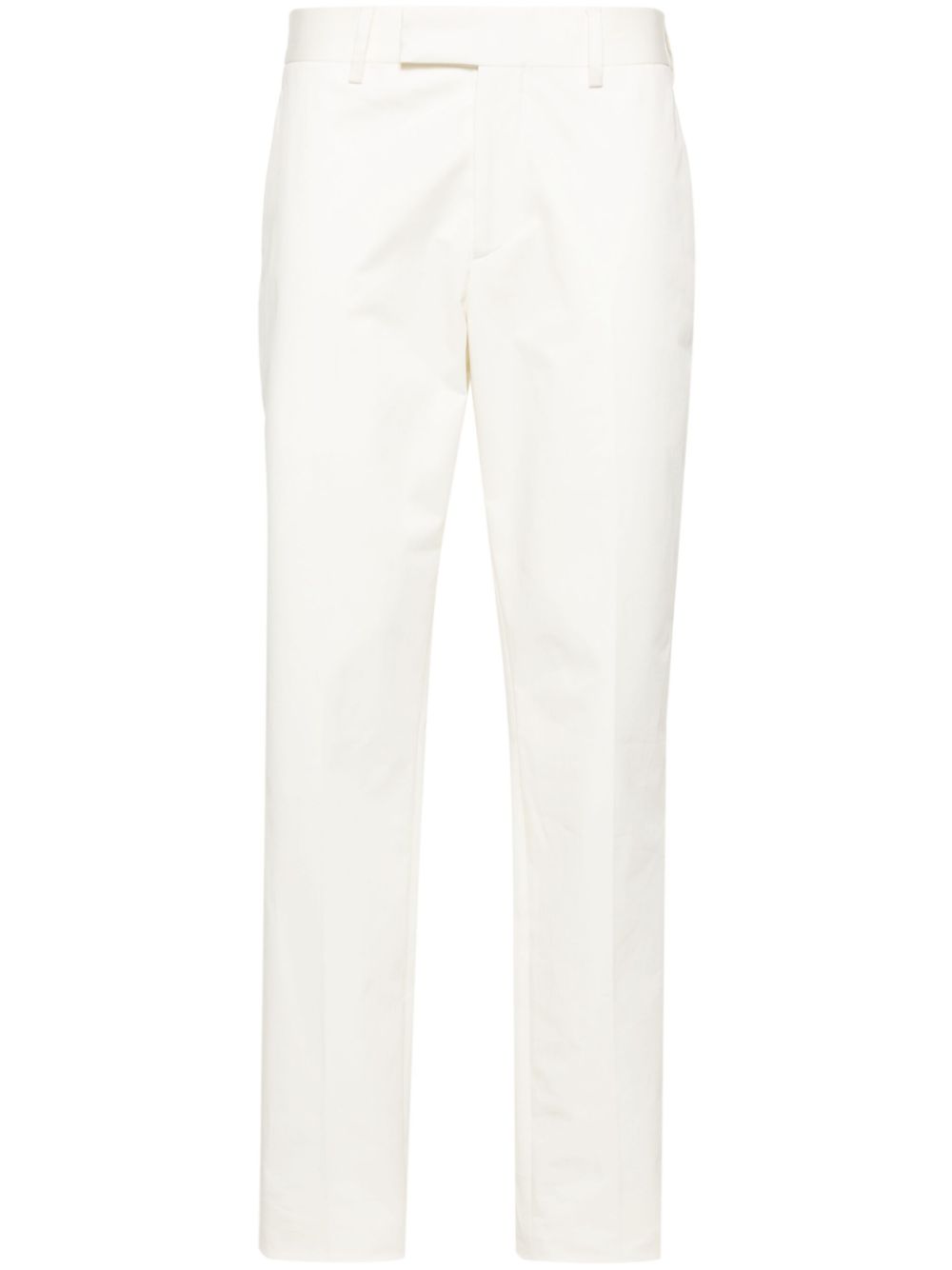 Maison-Kitsune Lardini Eqlyone tapered-leg Chinos Neutrals Men Chinos
