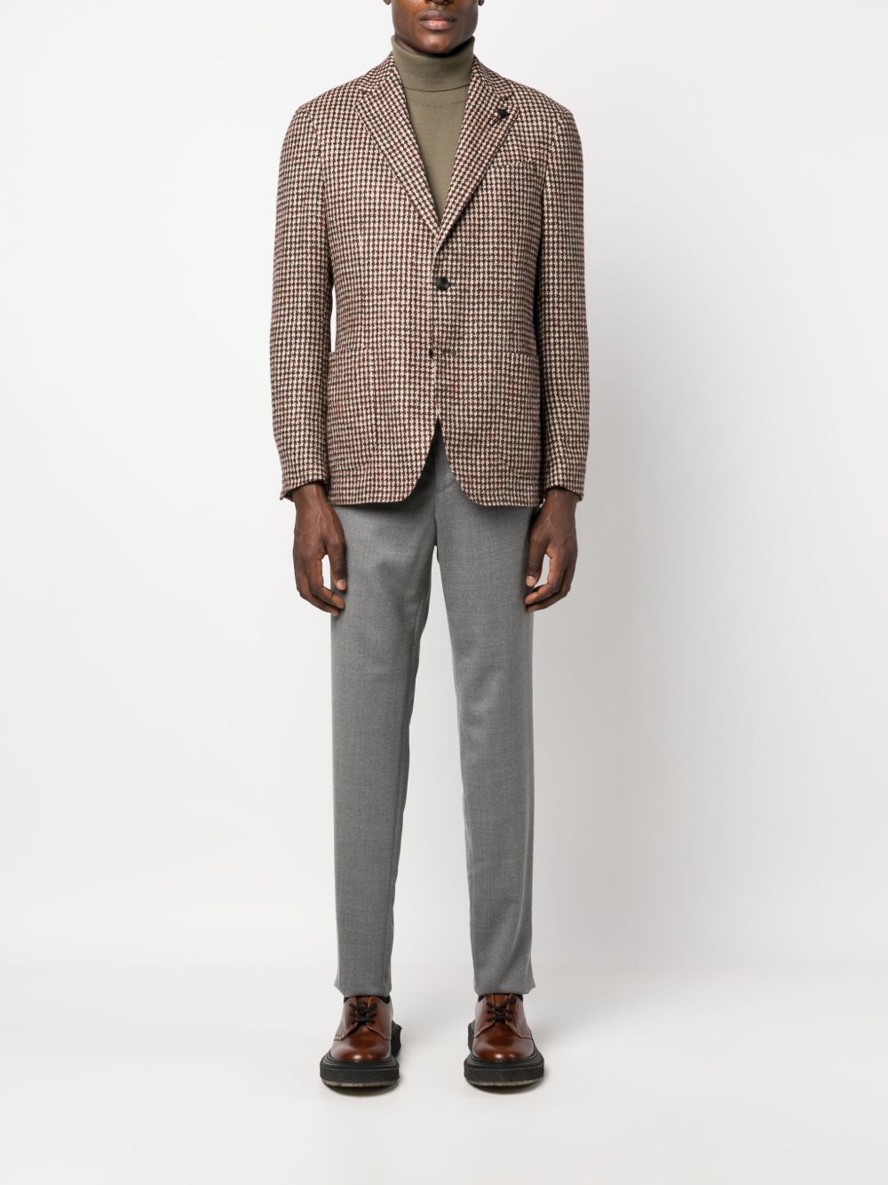 Lardini straight-leg Tailored Trousers Grey Men Tailored Pants Maison-Kitsune