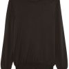 Maison-Kitsune Knitted Sweaters Men Lardini fine-knit Sweater Brown