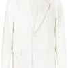 Maison-Kitsune Lardini single-breasted Blazer White Men Blazers