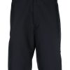 Maison-Kitsune Lardini logo-patch Bermuda Shorts Blue Men Bermuda Shorts