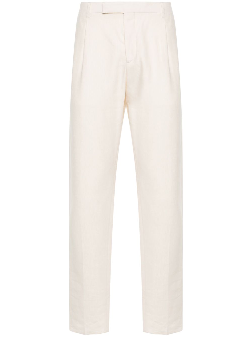 Lardini Tailored Tapered Trousers Neutrals Maison-Kitsune Men Chinos
