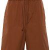 Lardini Cotton Bermuda Shorts Brown Maison-Kitsune Men Bermuda Shorts