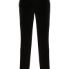 Lardini Corduroy Trousers Black Maison-Kitsune Men Regular-Fit & Straight Leg Pants