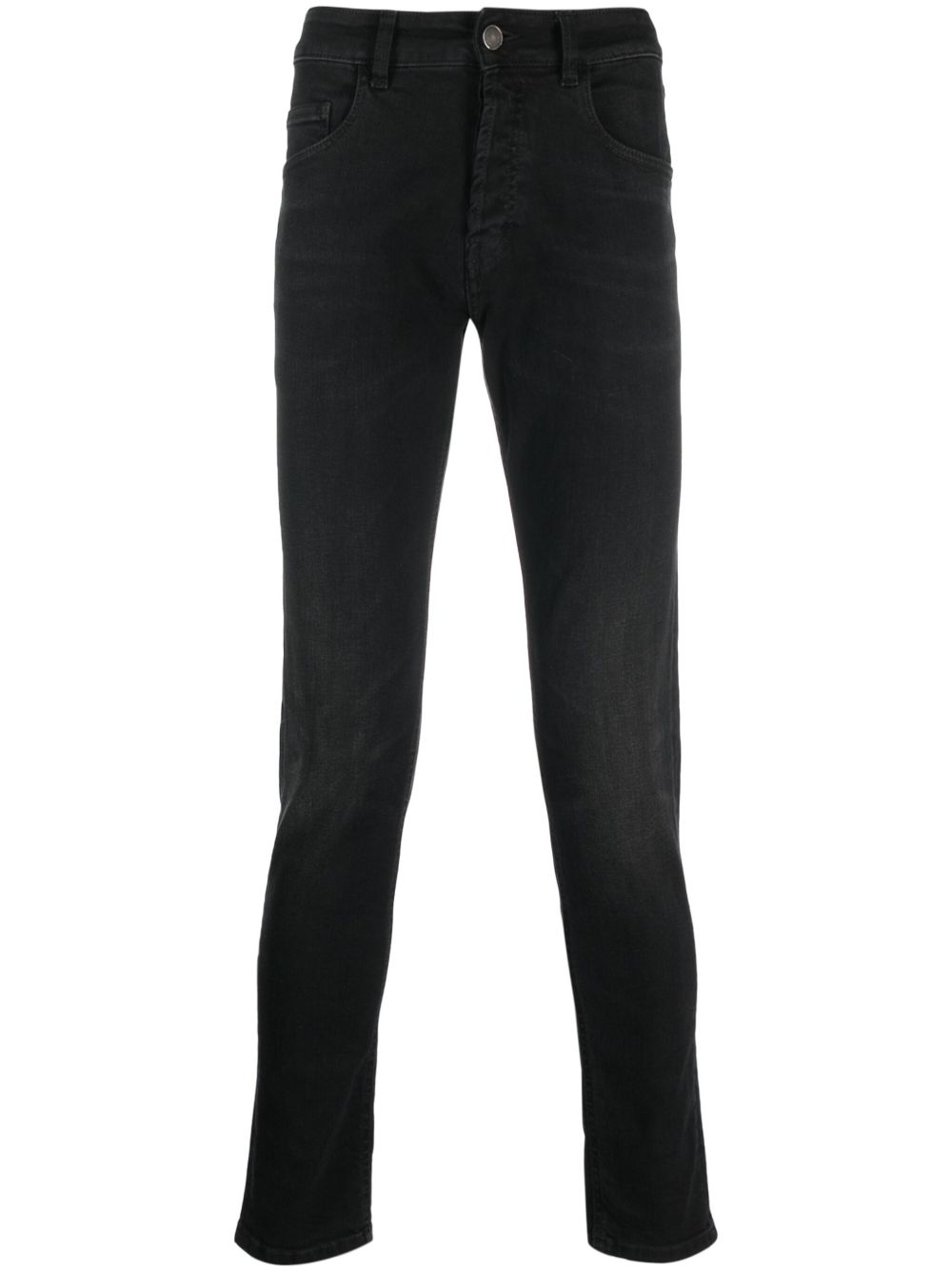 Maison-Kitsune Lardini mid-rise Skinny Jeans Grey Men Skinny Jeans