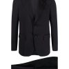 Lardini single-breasted two-piece Wool Suit Blue Maison-Kitsune Men Single Breasted Suits