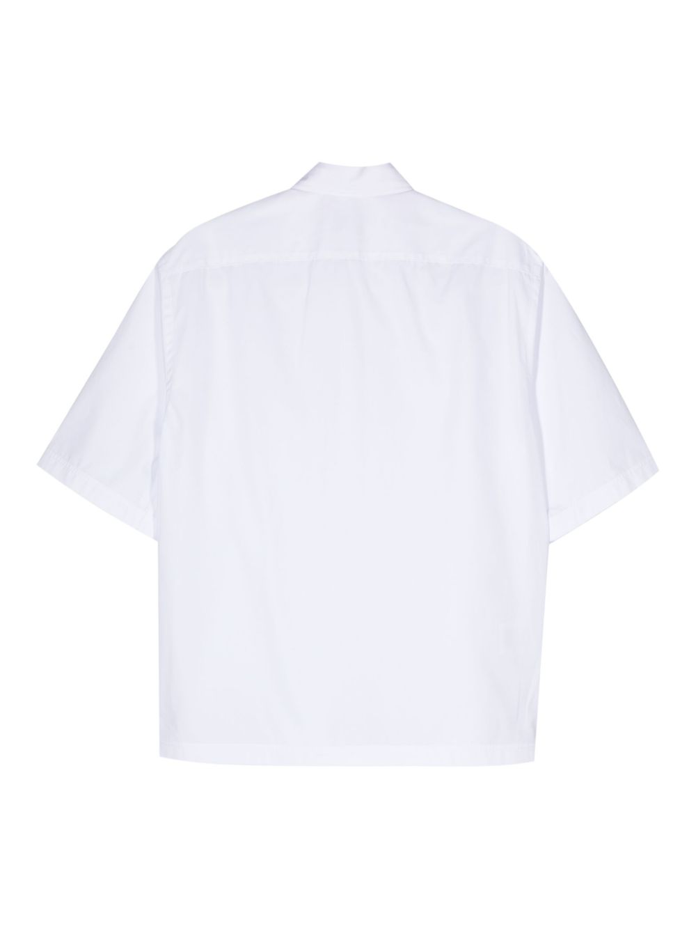 Lardini short-sleeve Poplin Shirt White Men Shirts Maison-Kitsune
