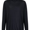 Maison-Kitsune Knitted Sweaters Men Lardini roll-neck long-sleeve Jumper Blue