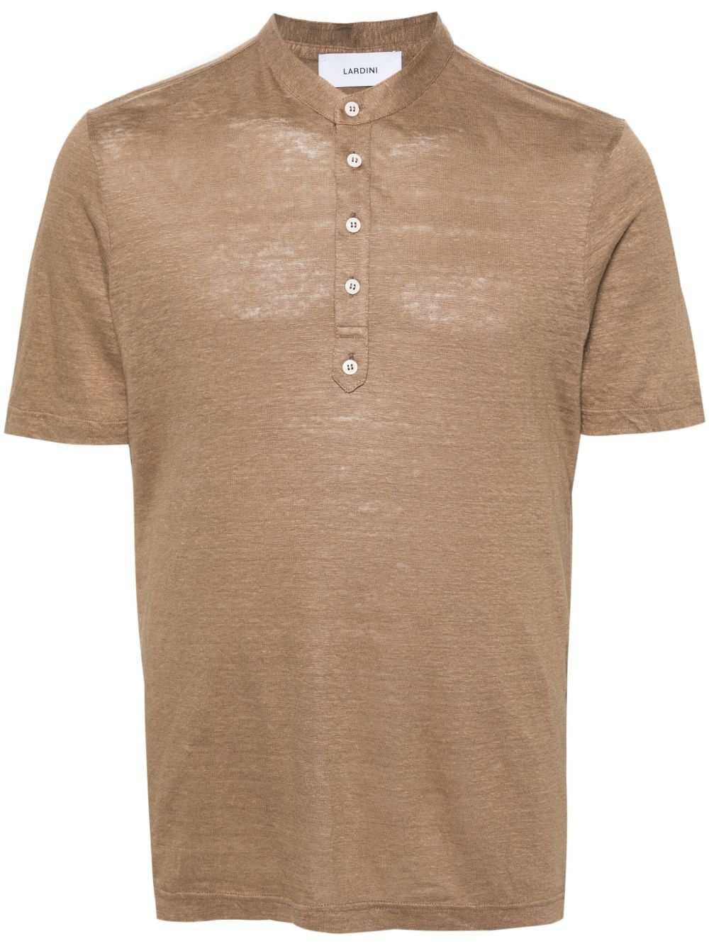 Lardini fine-knit Slub T-shirt Neutrals Men T-Shirts Maison-Kitsune